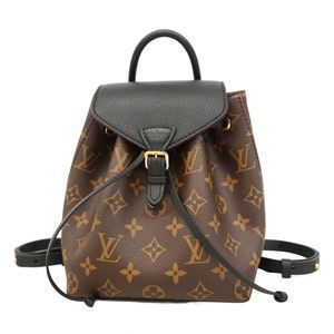 Louis Vuitton Backpack/Daypack Monogram Montsouris NM BB M45516 Brown/Black  Wom